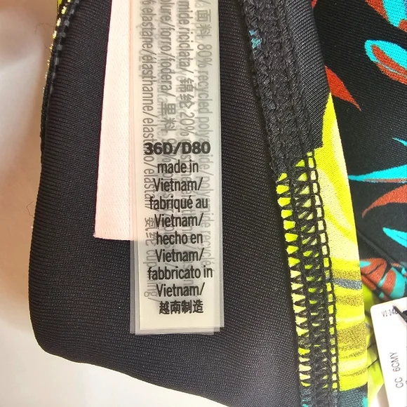 Victoria's Secret Archives Bombshell Pushup Longline Bikini Top Sz 36D NWT - Picture 10 of 10